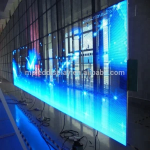 Transparent Glass LED Screen P3.9x7.8 Indoor and Outdoor 3D display