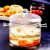 Import Transparent heat resistant round pyrex glass casserole soup cooking pot glass cooking pot set borosilicate heat resistant from China