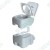 Import Travel Toilet Plastic 5.3 Gallons 20L 3 Way Pistol Flush Camping, RV, Boating Portable Toilet Outdoor from China