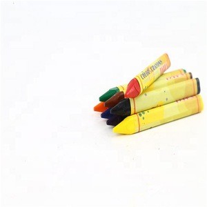 Triangular Crayon  Wax Crayon With Custom Logo For Children