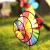 Import triple rainbow garden decorations yard windmill camping Ornaments from China