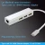 Import Type C to USB 2.0 Hub Network RJ45 100M Ethernet Adapter with 3 Ports USB 2.0 Hub Drive Lan from China