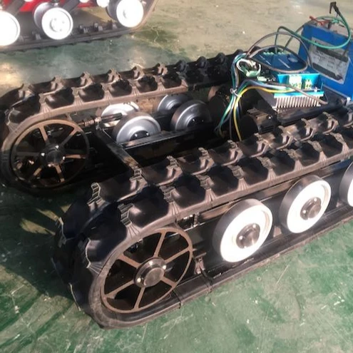 underground tump track robot chassis custom-tailor Rubber crawler undercarriage Rubber track for chassis