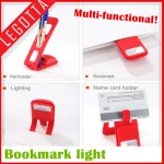 Unique design new creative operated book light, pen holder with light