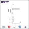 UNITY SP07SL03 Handle Stainless Steel Entry Furniture EN1906 Door Lever Handle Manufacturer