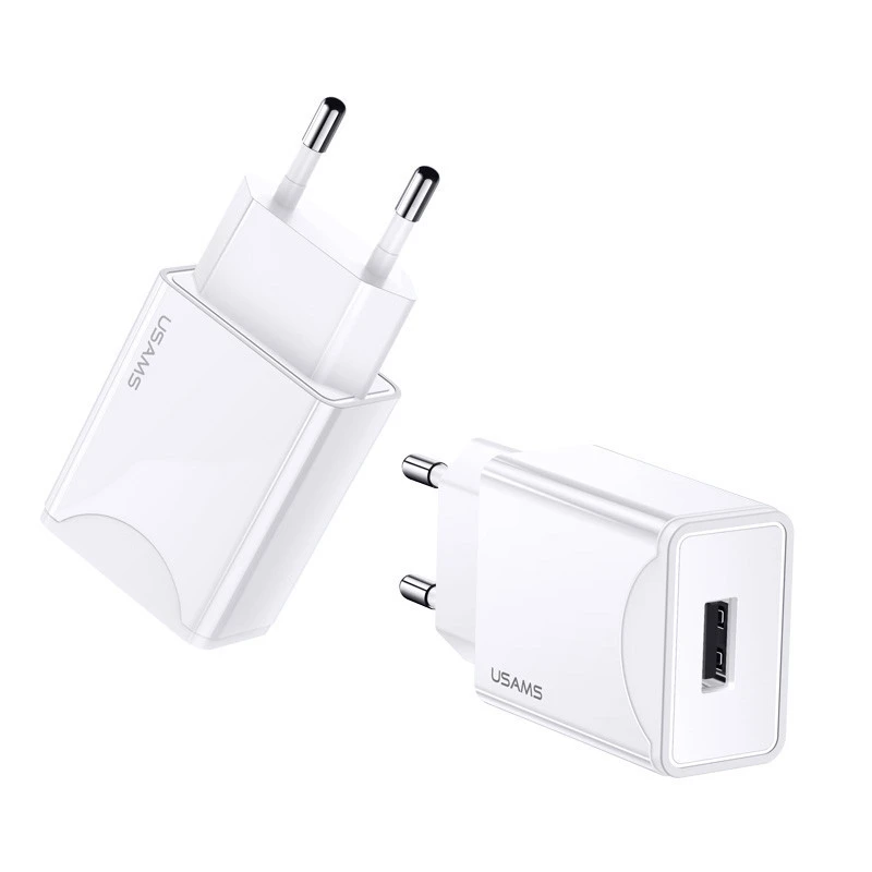 USAMS Mini USB Charger 5V 2.1A Multi Travel Charger For Mobile phones tablets and other devices