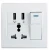 Import USB and universal socket out put wall switch and usb socket and with switch control from China