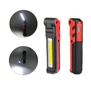 usb rechargeable led  flashlight  with strong magnet