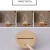 Import USB Wooden  Lamp Base Led 3D Night Light Round And Oval Wood Base For Acrylic from China