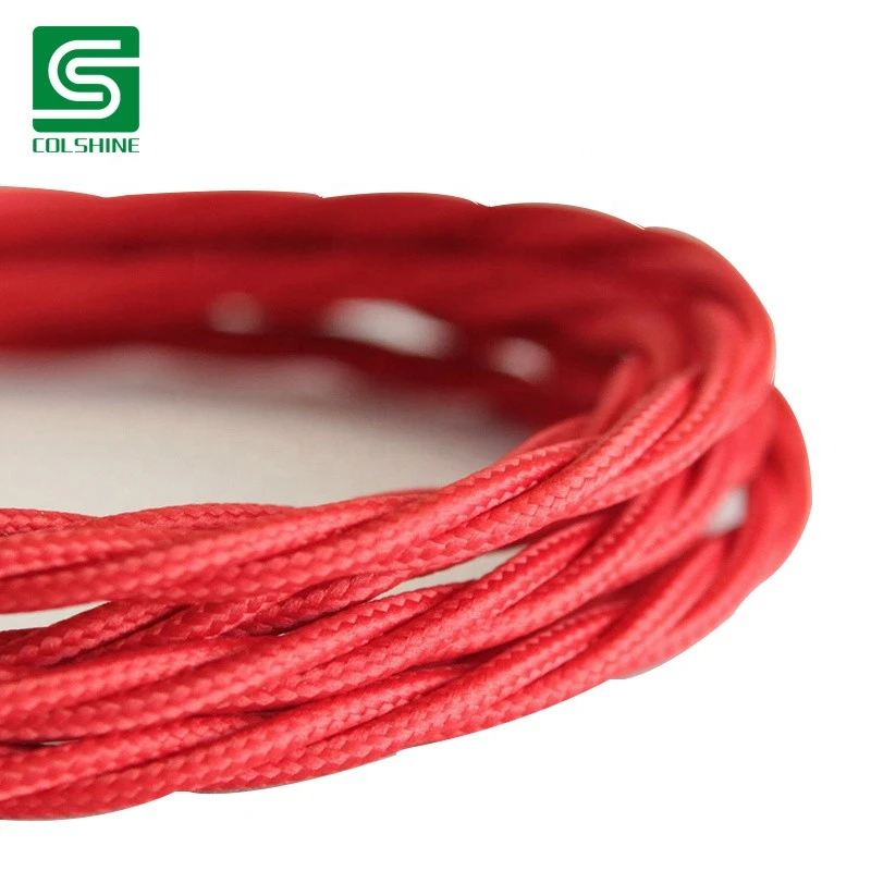 VDE Approved Rayon Covered Twisted Electrical Wire and Cable