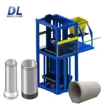 vertical vibration machine for making concete pipe with GRP lining