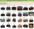 Vintage Leather Travel Duffel Bags Weekend bag with shoes pocket