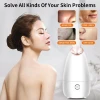 Vkk Brand Logo Galvanic Spa Face Sauna Sprayer Water Ozone Nano Ionic Facial Steamer