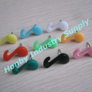 Wall art decoration music note solid colors thumb tack