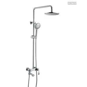 wall mounted top shower and hand shower set 304 Stainless Steel Wall-mount Bath Tub Rain-style Shower Faucet
