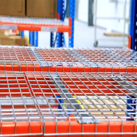 Buy Warehouse Storage Galvanized Metallic Storage Pallet Racking Wire ...