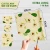 Import Washable Reusable Beeswax Food Wrap Paper  Bee Wax Natural Organic Food Wraps GOTS Certified Reusable Food Beeswax Wrap from China