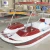 Import water play equipment Electric fiberglass boat leisure boat for sale from China
