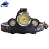Waterproof Adjustable Focus LED Headlamp T6 60000 Lumen Zoomable Rechargeable LED Headlamp for Outdoor Camping