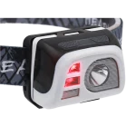 White and red LED floodlight high quality colorful ABS multifunction USB 1200 mAh recharge 3W XPE LED headlamp rechargeable