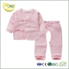 Wholesale 100% cotton plain unisex babies clothing sets
