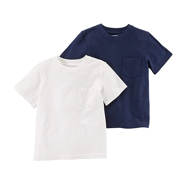 Wholesale 100%cotton baby  soft and breathable short sleeve t shirt for kids