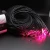Import Wholesale 1.0mm Pmma end glow fiber optic cable light with black jacket for swimming pool star sky effect from China