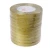 Import Wholesale 40mm 20mm 25mm Christmas Gift Wrap Gold Metallic Shiny Ribbon from China