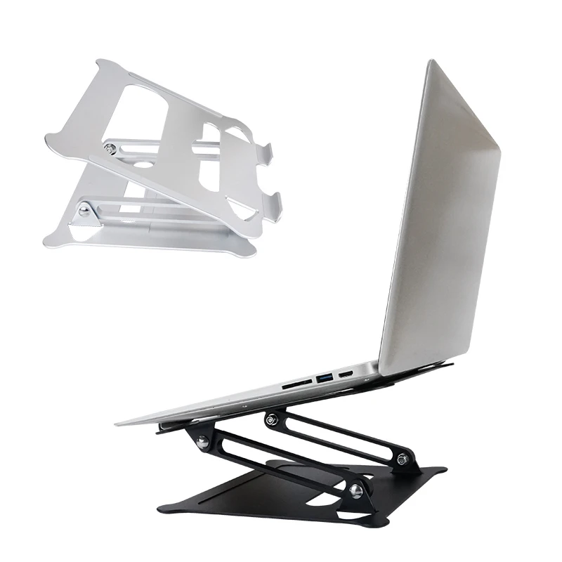 Wholesale Aluminum Height Adjustable Foldable Laptop Notebook Desk Stand