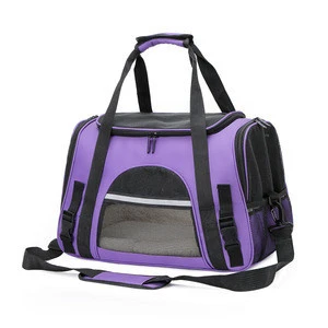 wholesale animal cages portable fashion outdoor travelling large space cat dog carrier bag