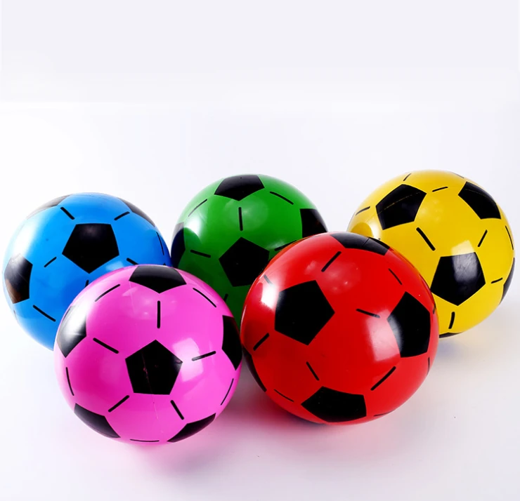 Wholesale cheap price PVC bouncing ball and inflatable football beach ball toy