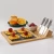 Import Wholesale Cheese Boards Bamboo with Black Slate Ceramic Bowl and Knife Set from China