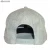 Import wholesale custom fashionable flat bill blank light grey snap back hats caps from China