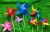 Import Wholesale Custom  Promotional  plastic Colorful Outdoor Garden Plastic Windmill from China