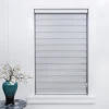 Wholesale Customized zebra blind fabric roller blind accessories 100% polyester window shade blackout double layer zebra shades
