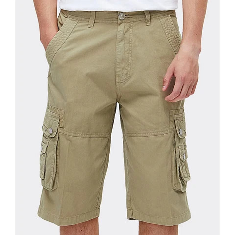 Wholesale Factory High Quality Multi Pockets Cargo Shorts Wholesale Price Cotton Short Cargo Shorts For Mens