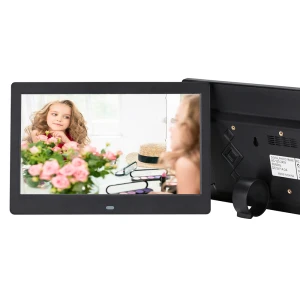 wholesale factory price 10 inch HD battery operated digital photo frame/digital picture frame support desktop for shops promo