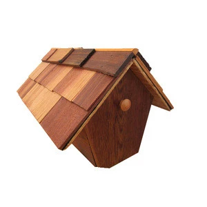 Wholesale factory price waterproof standing post box wood house mailbox
