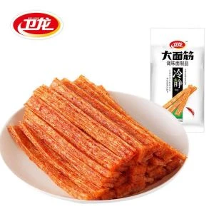 Wholesale Famous Chinese weilong snack Spicy cheap Strip Gluten Snack Hot Spicy Gluten Spicy china Snack Food