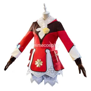 Wholesale Game Genshin Impact Klee Cosplay Costume Halloween Full Set Women Party Uniform With Hat Dress Cosplay Costumes