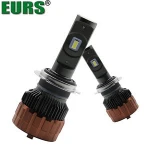 Wholesale h3 led headlight car led headlamp head lights auto car parts accessories 8000LM 40W fan h1 h3 led bulb R6