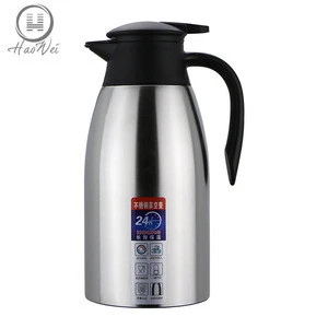 Wholesale high quality 304 stainless steel vacuum colorful heat preservation hot water pots kettles