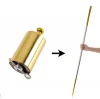 Wholesale Magic wand telescopic wand  110CM 130CM 150CM  Gold Silver Magic Stick Wand