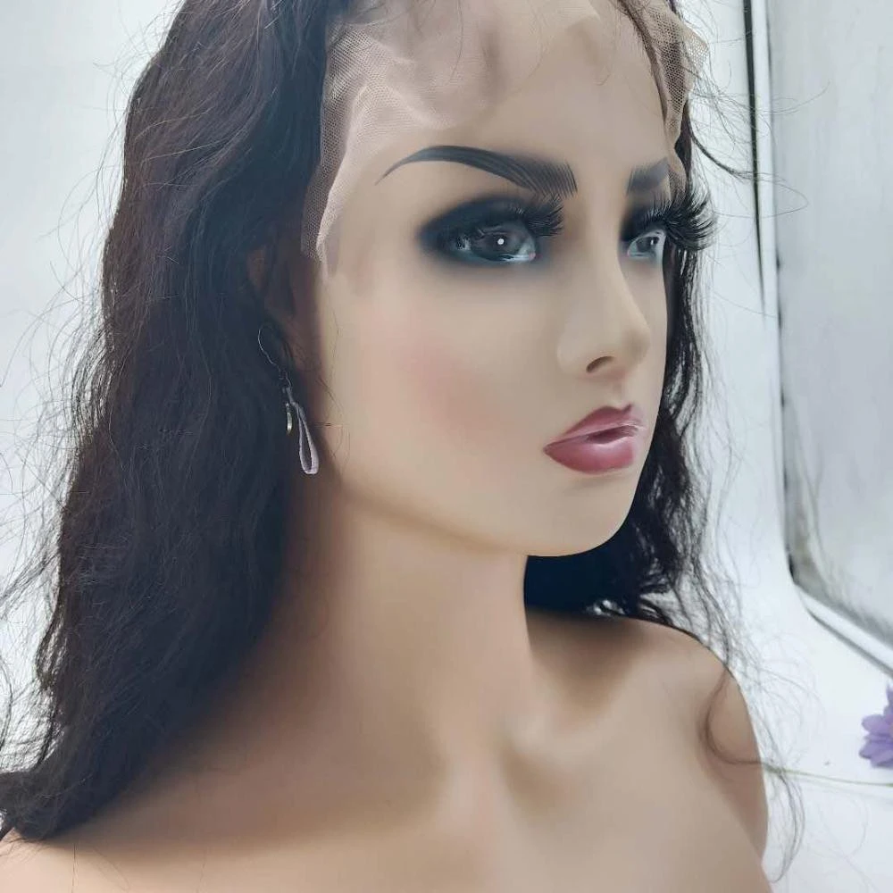 Wholesale mannequin wig display realistic female mannequin head with shoulders for wig