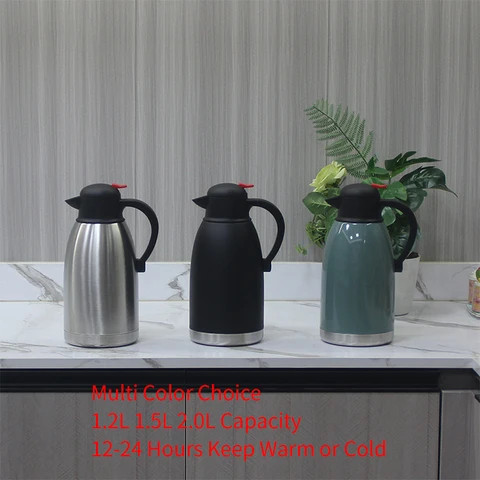 Wholesale multiple sizes coffee pots & carafes vacuum flasks thermoses stainless steel insulated kettle