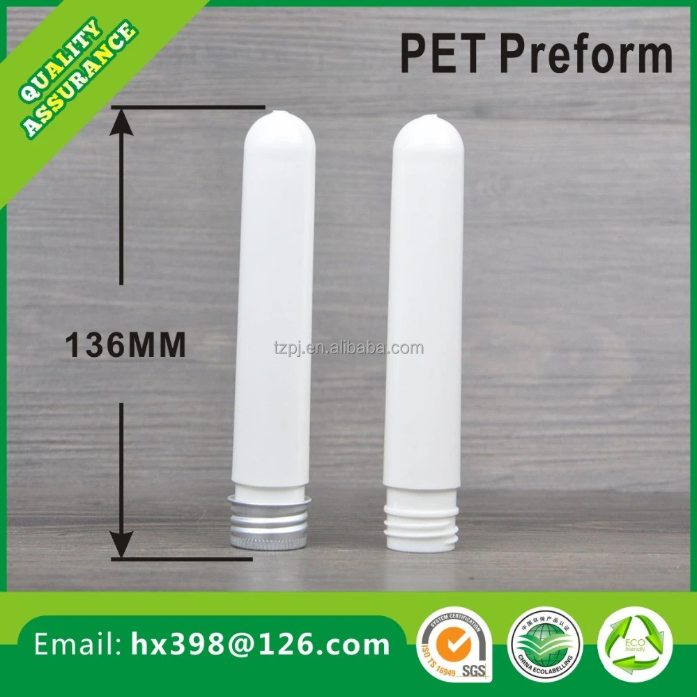 Wholesale PET milk white preform 24MM caliber plastic bottles/jars preform medicine bottle preform Low Price