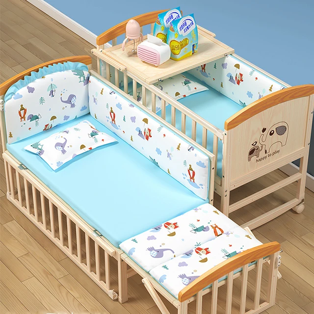 Wholesale Portable Baby Bed Multifunctional Baby Sleeping Bed Crib /Changed To A Toddler Bed