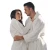Wholesale premium quality terry cloth robe 100% cotton luxury hotel white bathrobe