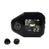Wholesale price Motorcycle Tire Pressure Temperature Monitoring Alarm System LCD Display Screen Multi Warning Function TPMS