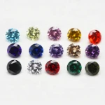 Wholesale Round Shape CZ Loose Cubic Zirconia Stones AAA cubic cz stone zircon gem stone